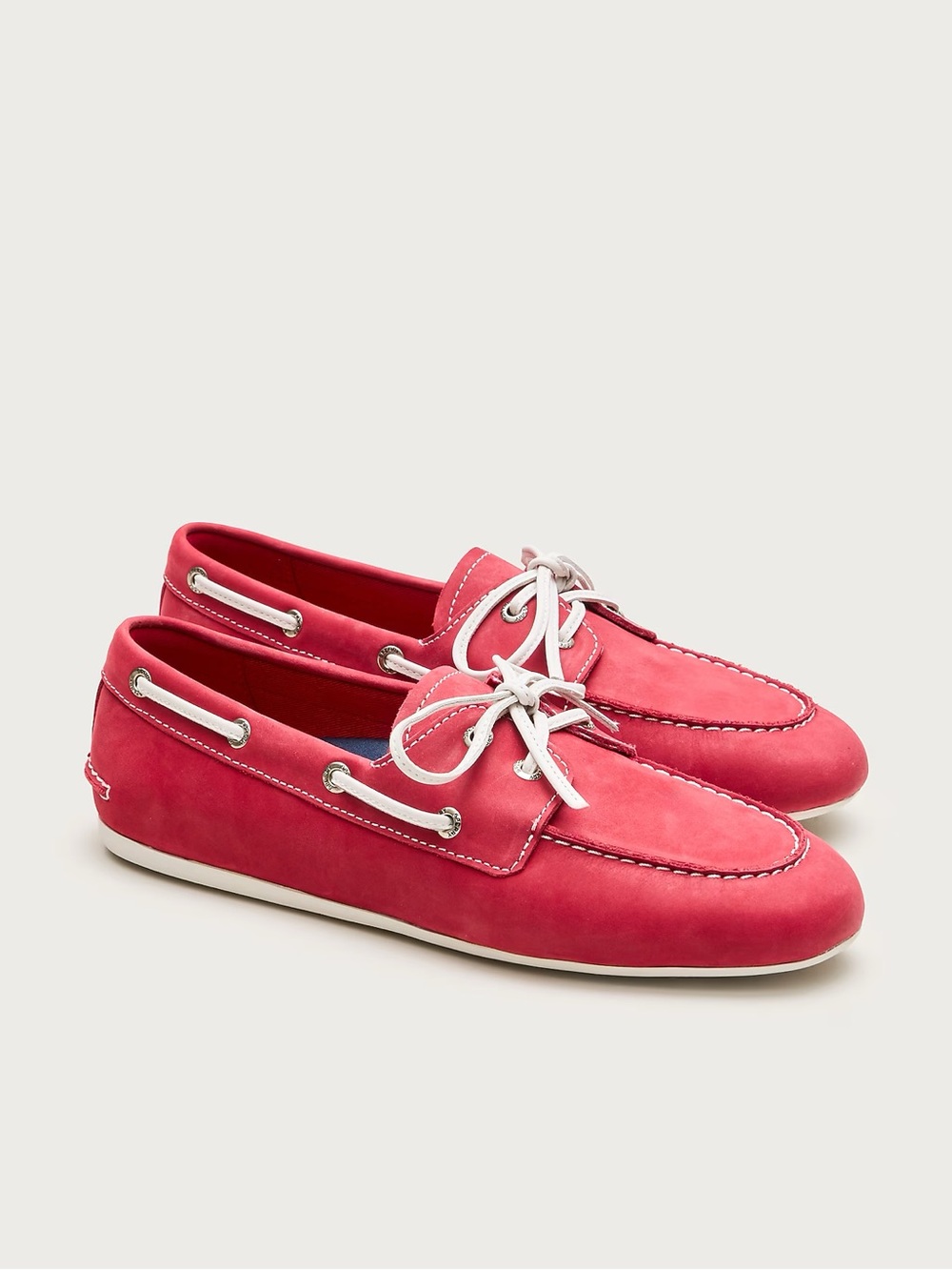 Sperry® X J.Crew slim boat shoes in Red/White Size 9 1/2 M NIB $125 CT814